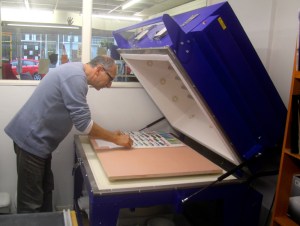 What's that? It's Stephen's glass kiln! 